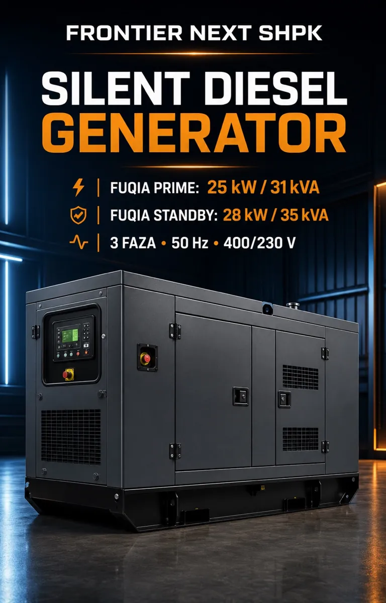 Gjenerator diesel silent · 25 kW