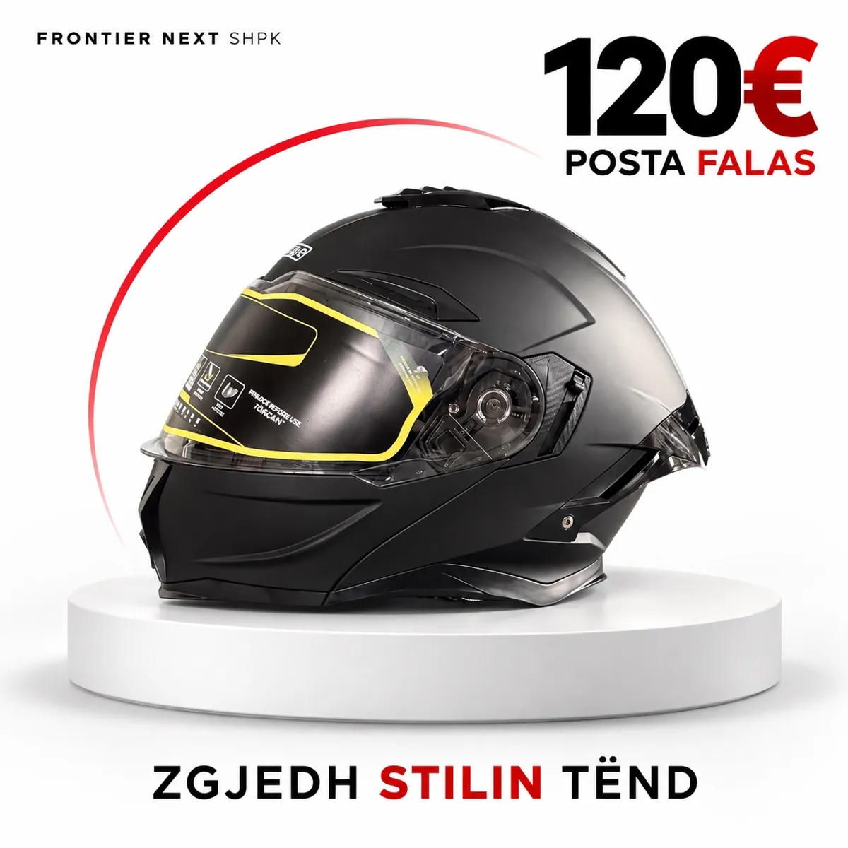 Helmetë integrale · E zezë mat